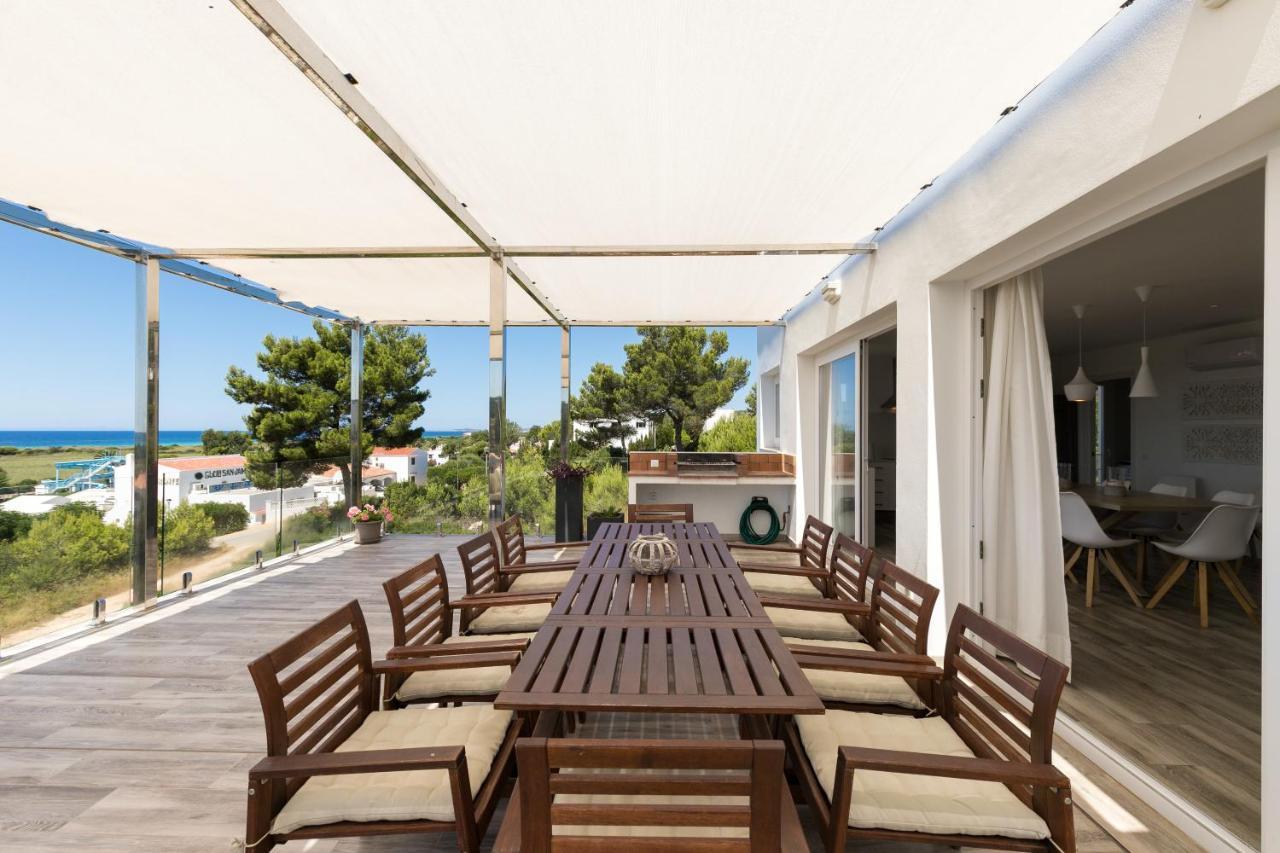 Villa Sunset Son Bou Bagian luar foto
