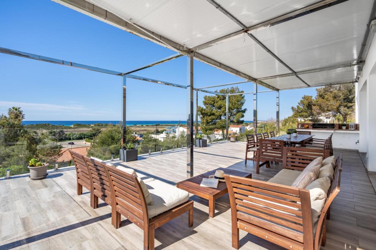 Villa Sunset Son Bou Bagian luar foto